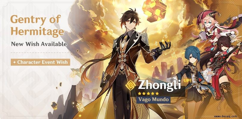 Genshin Impact Zhongli Guide:Bauen, Waffen und Artefakte 