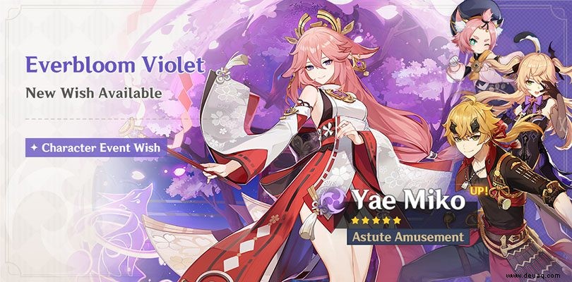 Genshin Impact Yae Miko Guide:Bauen, Waffen und Artefakte 