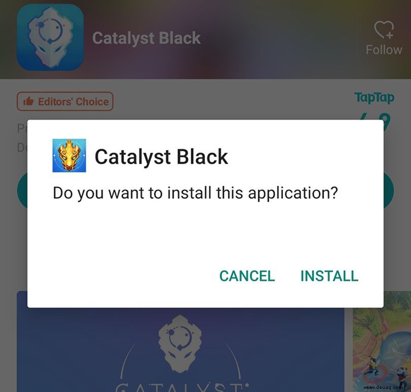 Wie kann ich Catalyst Black auf Android herunterladen und spielen? 