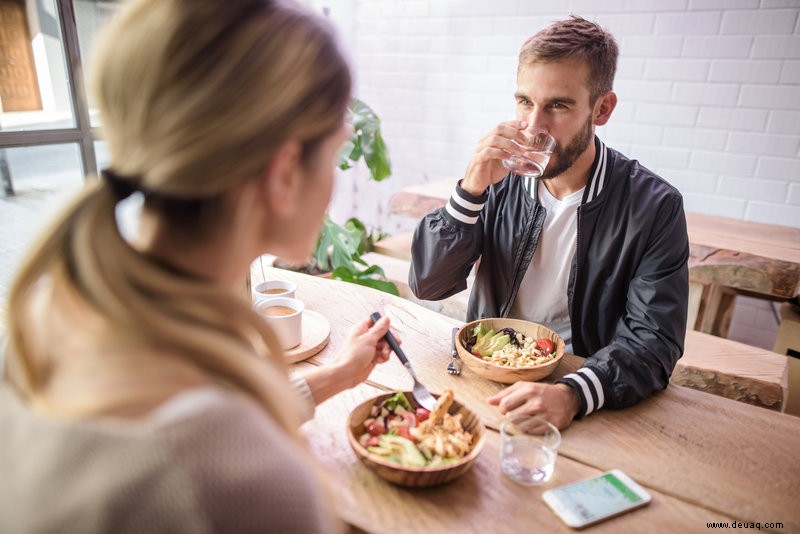 Bleiben Sie hydratisiert:Trinken Sie genug Wasser pro Tag? 