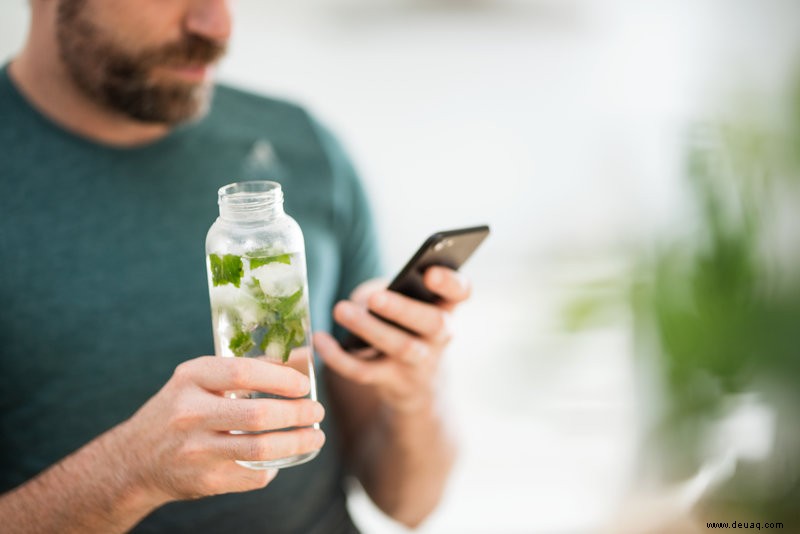 Bleiben Sie hydratisiert:Trinken Sie genug Wasser pro Tag? 