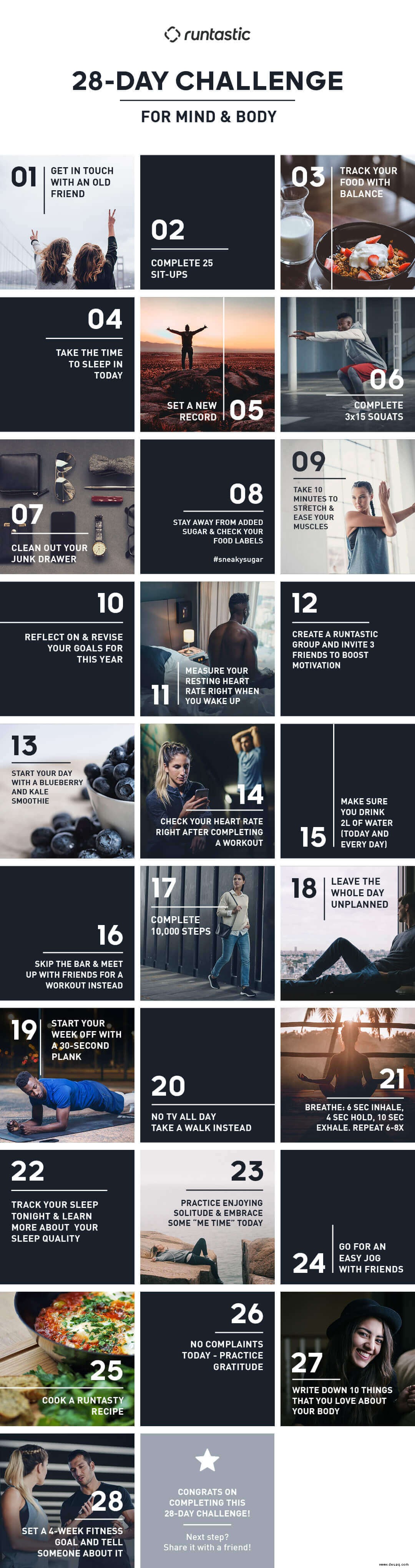 Fit Mind, Fit Body:Die 28-Tage-Challenge für die Starthilfe, die Sie brauchen 