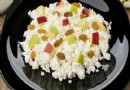 Rezept für Apfel-Hüttenkäse-Salat 