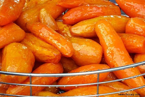 Rezept für glasierte Süßkartoffeln 