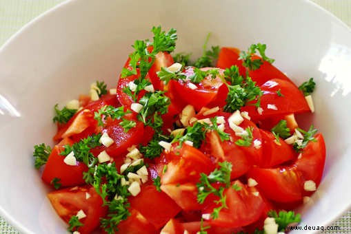 Rezept für Tomatensalat 