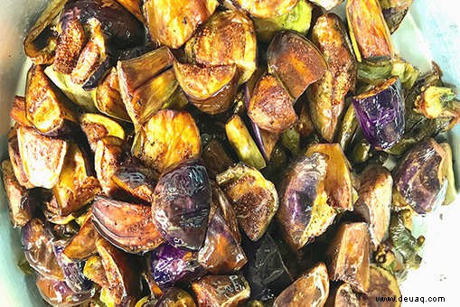 Gebratenes Brinjal-Rezept 