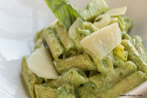 Spinat-Pesto-Pasta-Rezept 