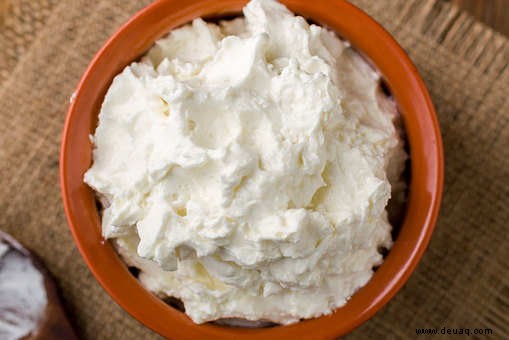 Hausgemachtes Rezept für weiße Butter 