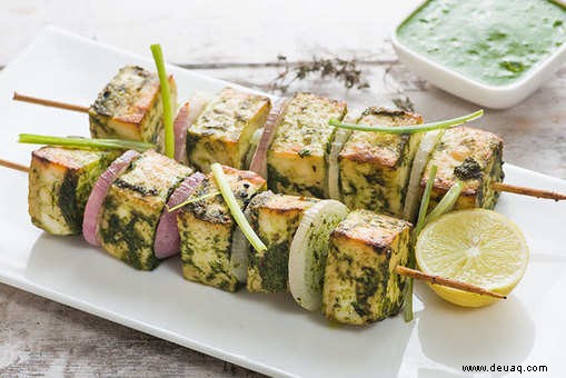 Paneer Hariyali Tikka-Rezept 