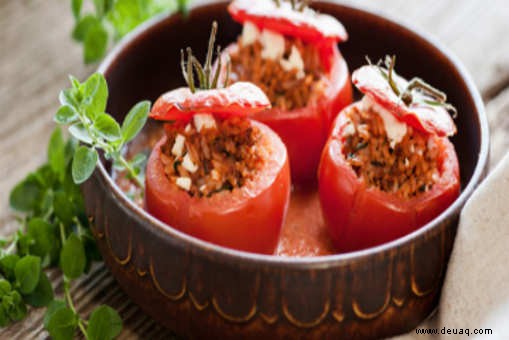 Rezept für gefrorene gefüllte Tomaten 