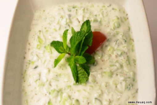 Flaschenkürbis-Kokos-Raita-Rezept 