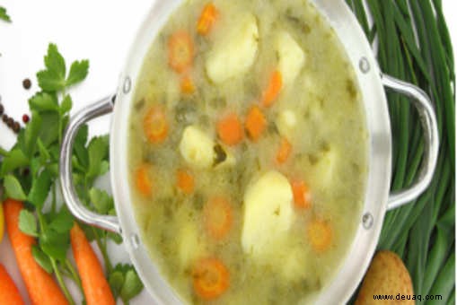 Rezept für Gemüsenudelsuppe 