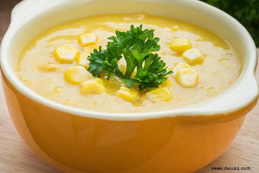 Rezept für Mais-Kokos-Suppe 