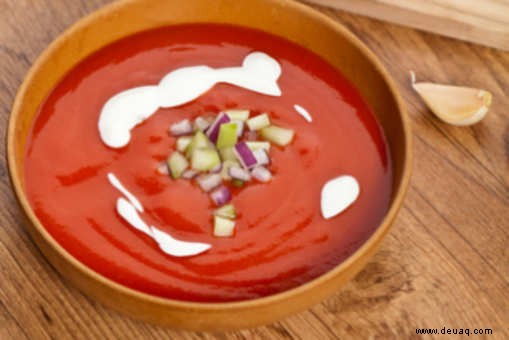 Rezept für Tomaten-Zwiebel-Suppe 