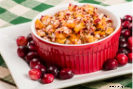 Rezept für Cranberry-Apfelsalat 