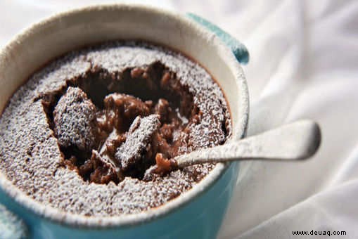 Rezept für Mikrowellen-Schokoladenpudding 