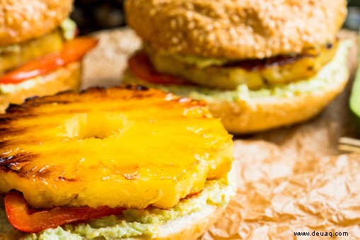 Gegrilltes Ananas-Sandwich-Rezept 