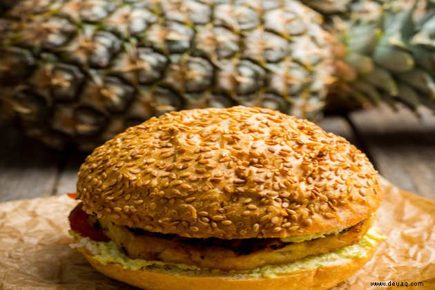 Gegrilltes Ananas-Sandwich-Rezept 