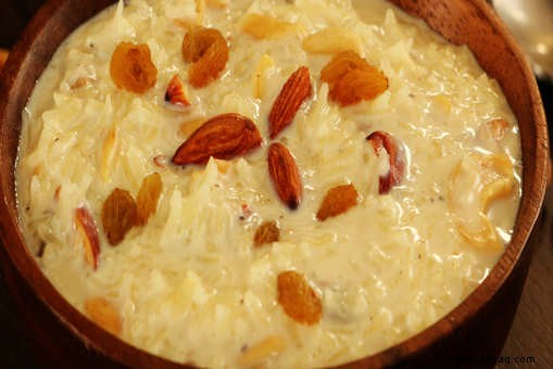 Rezept für Mikrowellenapfel Kheer 