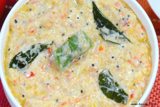 Raita-Rezept für weißen Kürbis 