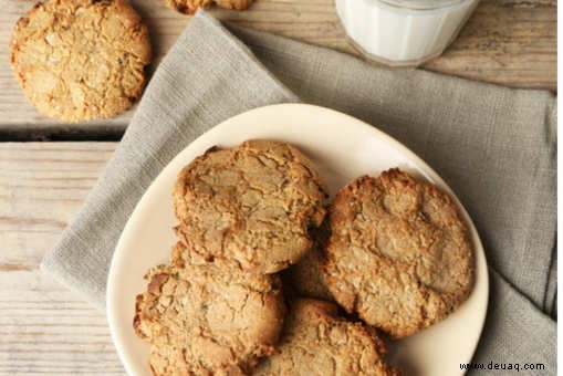 Rezept für Haferkekse ohne Ei 