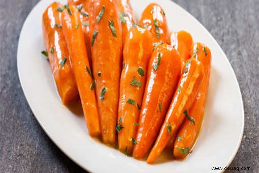 Rezept für Karotten mit Zitronenglasur 