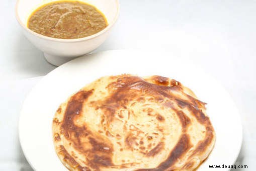 Aloo Makhana Paratha Rezept 