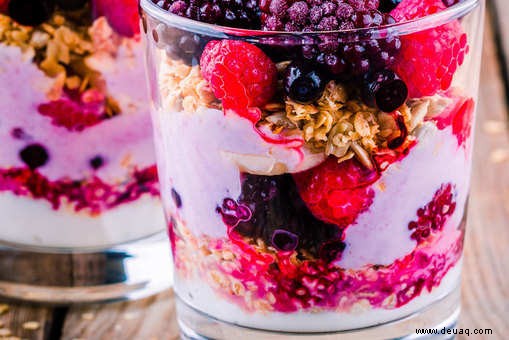 Rezept für Beeren-Joghurt-Parfait 