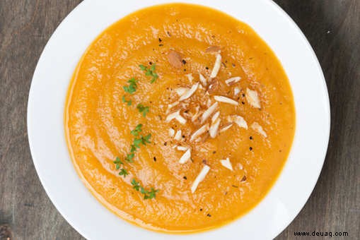 Rezept für Karotten-Mandel-Suppe 