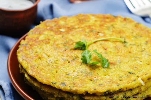 Moong Dal Cheela mit Paneer-Rezept 