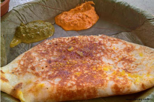 Paneer Chili Dosa Rezept 