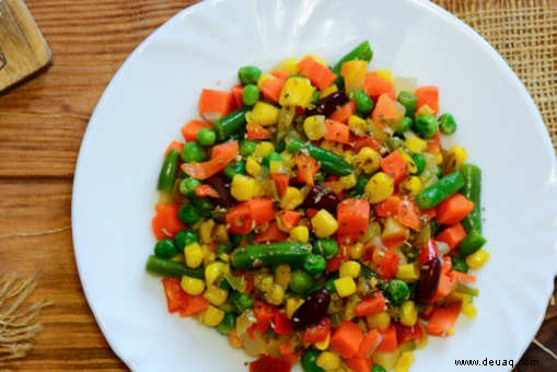 Karotten-Bohnen-Gemüsepfanne Rezept 