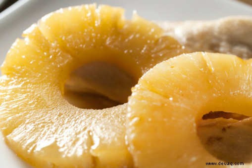 Rezept für geschmorte Ananas 