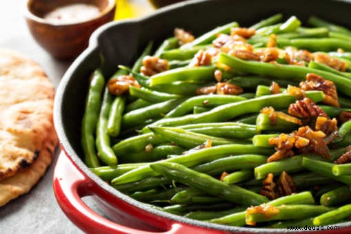 Bohnen Mezhukkupuratti Rezept 