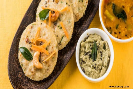 Rezept für Reis und Moong Dal Idli 