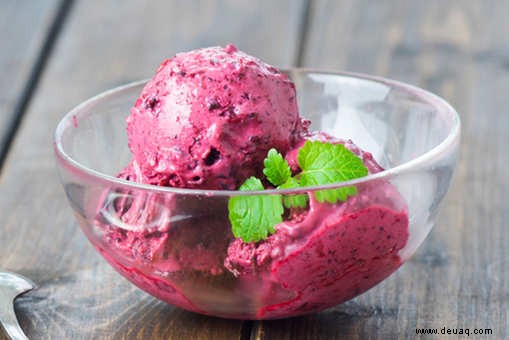 Rezept Blaubeer-Zitronen-Sorbet 