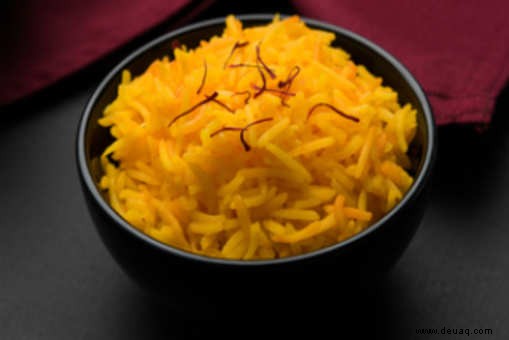 Kesar Pulav Rezept 