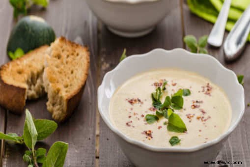 Rezept für Kokos-Erdnusssuppe 