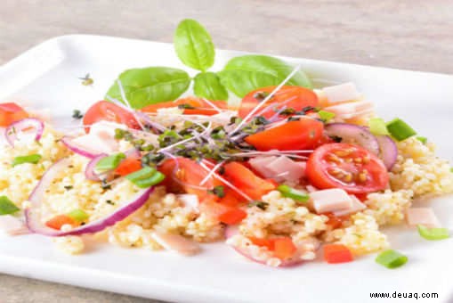 Rezept für gesunden Hirsesalat 