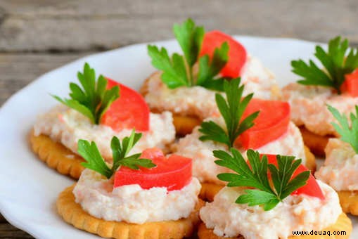 Mais-Spinat-Creme-Cracker-Rezept 