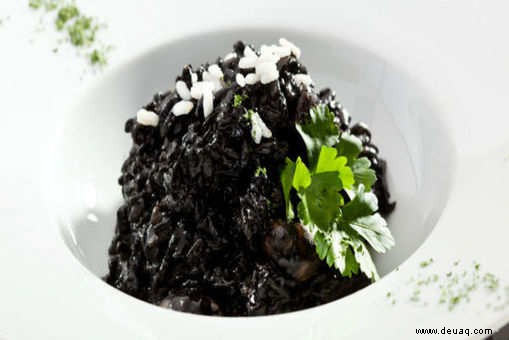 Rezept für Risotto mit schwarzem Reis 