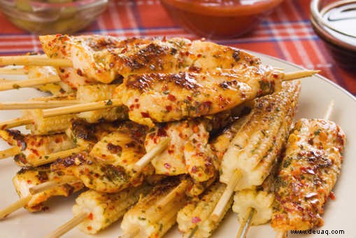 Rezept für Baby-Mais-Satay 