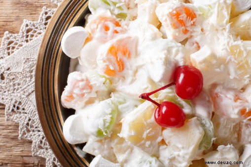 Rezept für Pina Colada und Obstsalat 