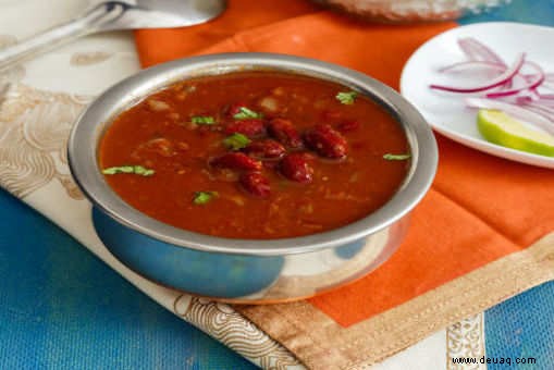 Rajma in einem Jiffy-Rezept 