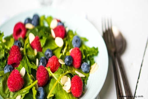 Rezept für grünen Salat 