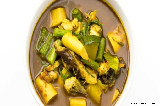 Bambus- und Bhindee-Korma-Rezept 