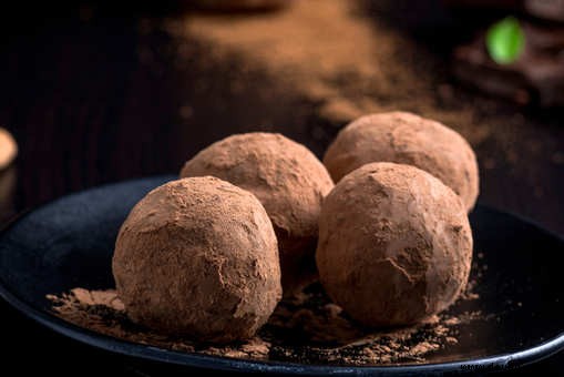 Rezept für Oliven-Schokoladen-Trüffel 