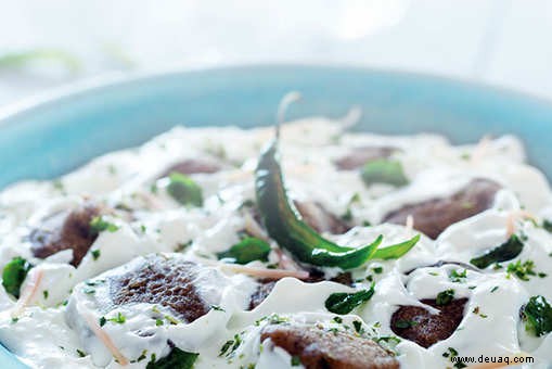 Kuttu ke Dahi Bhalle Rezept 