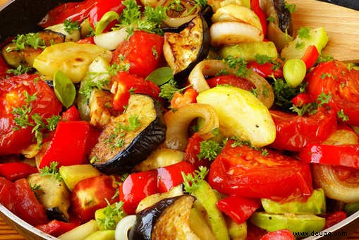 Rezept für Ratatouille-Salat 