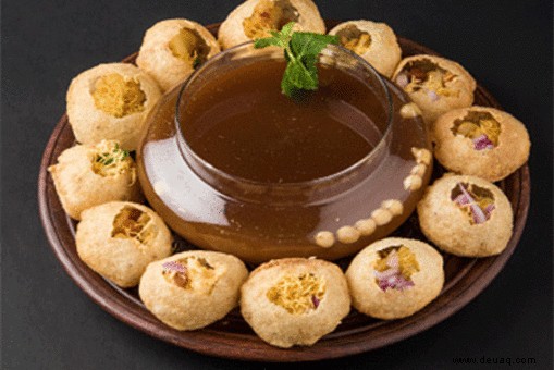 Golgappa Bhel Puri Rezept 